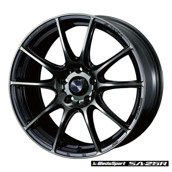 Weds Sports SA-25R　18inch 7.5j +45 5H / 100 WBC (1...