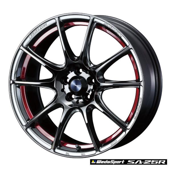 Weds Sports SA-25R　18inch 7.5j +45 5H / 100 RLC (1...