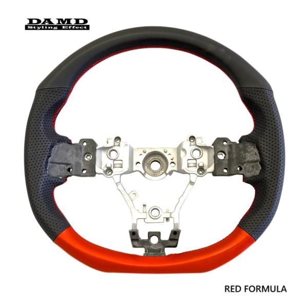 LEVORG レヴォーグ　VMG, VM4用 ダムド スポーツ ステアリング ホイール (RED F...