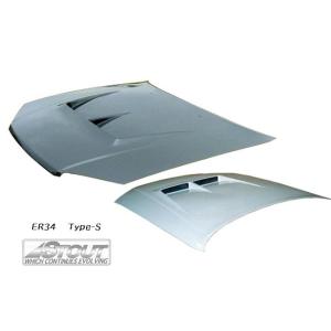 セリカ ZZT23# 用 】 STOUT エアロボンネット Type-S (FRP製) for