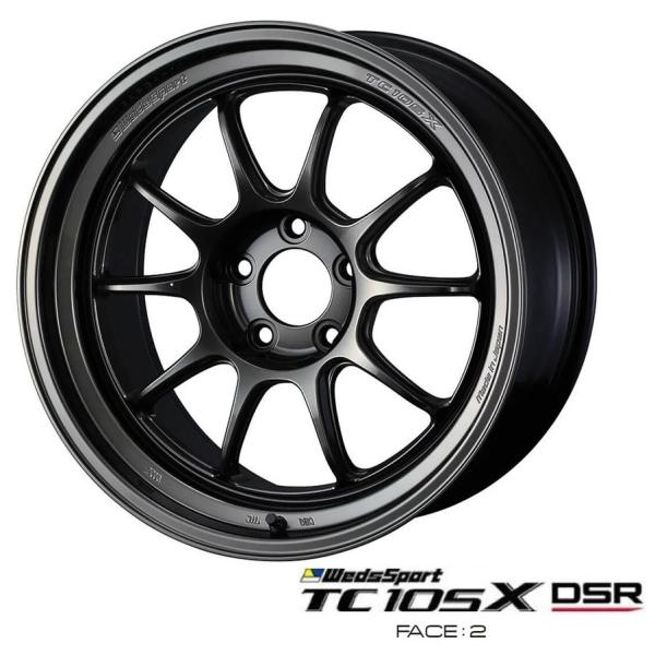 Weds Sports TC 105X DSR　18inch 9.5j +25 5H / 114.3...