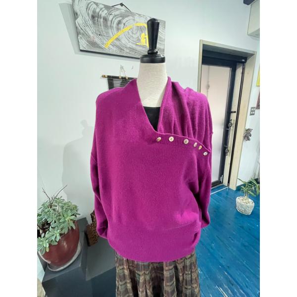 センソユニコ　イオコムイオ　センソ　レディース　トップス　ニット　ウール×カシミヤ　美品　希少品