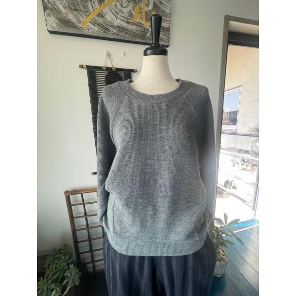 セモア　中古　レディース　トップス　ニット　長袖　グレー　美品