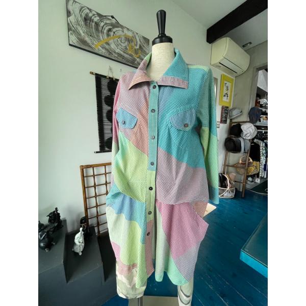 センソユニコ　キューブキューブ　センソ　中古　リサイクル　レディース　トップス　ブラウス　ロング　美...