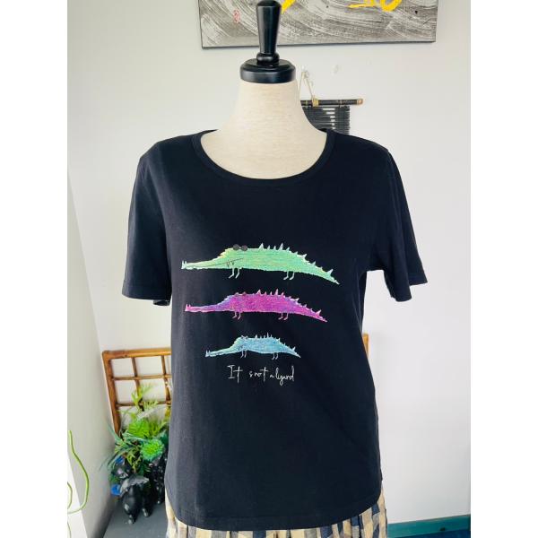 ROSIEE　ロージー　中古　レディース　トップス　カットソー　半袖　ワニイラスト　美品