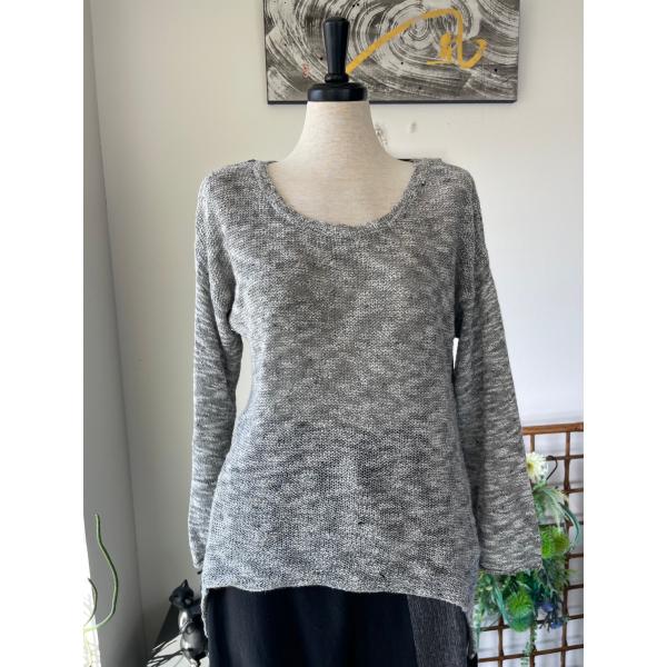 センソユニコ　Dw2R　センソ　レディース　トップス　ニット　七分袖　九分袖　重ね着　美品