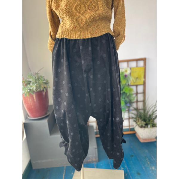 センソユニコ　慈雨　センソ　中古　リサイクル　レディース　ボトムス　パンツ　ゆったり　細コーデュロイ...