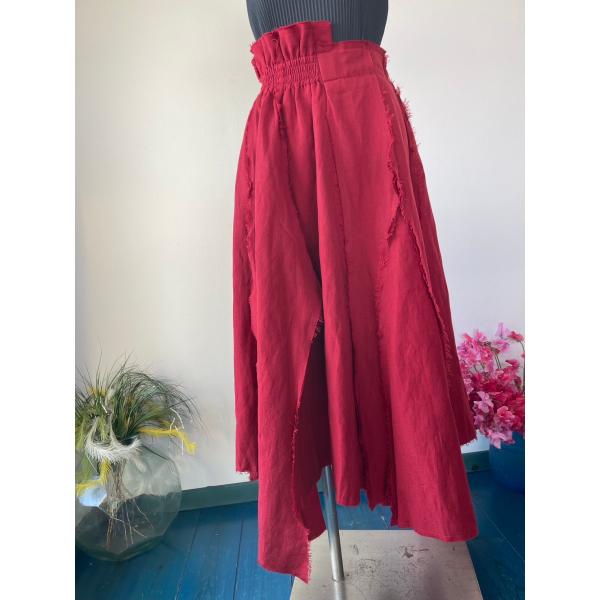 センソユニコ　風_　センソ　中古　レディース　ボトムス　スカート　ウエストゴム　横ファスナー　美品　...