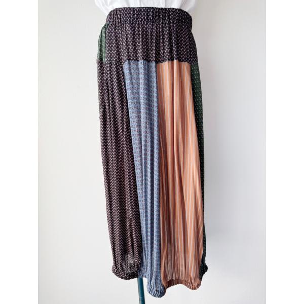 センソユニコ　キューブキューブ　センソ　中古　リサイクル　レディース　ボトムス　スカート　パッチワー...