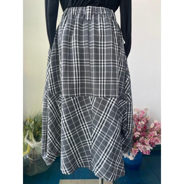 センソユニコ　m_mefu　センソ　中古　リサイクル　レディース　ボトムス　スカート　ウエストゴム　...