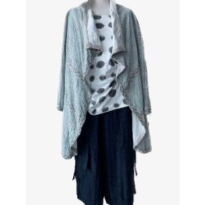 40 美品　ゆったりサイズ　センソユニコ　慈雨　羽織り Sensounico（センソユニコ） 慈雨 センソ 中古 リサイクル