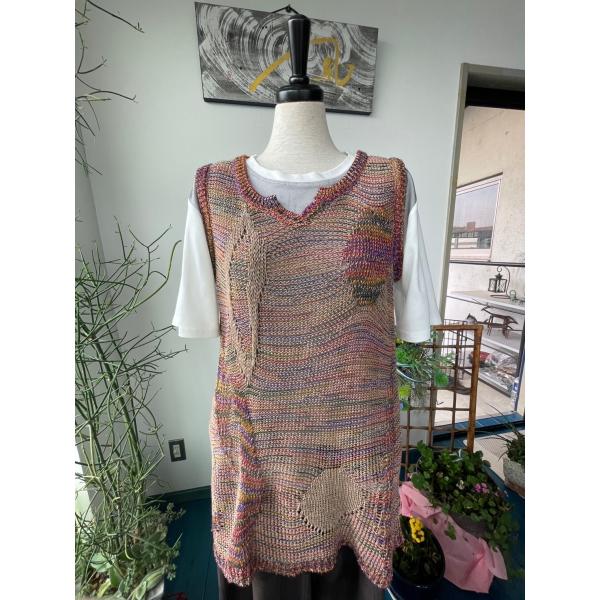 センソユニコ　イオコムイオ　センソ　レディース　トップス　ニット　ベスト　美品　希少品