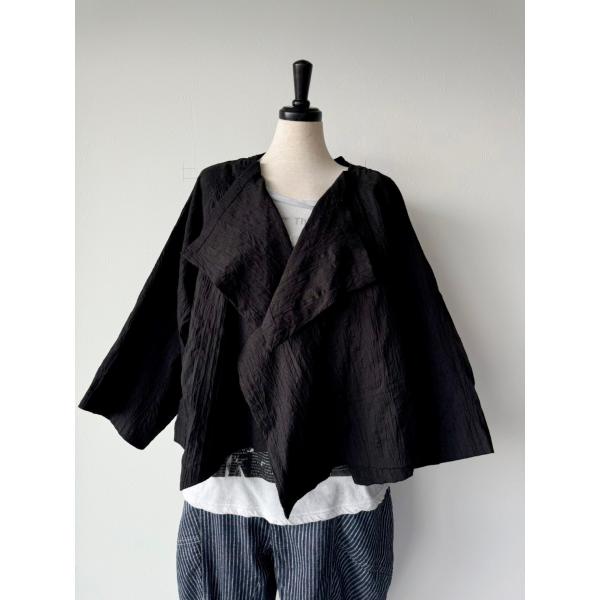 センソユニコ　萌　中古　センソ　レディース　トップス　アウター　ジャケット　羽織り　しわ加工　七分袖...