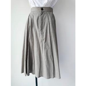 センソユニコ　ルクルカ　センソ　中古　レディース　ボトムス　スカート　ストライプ　ロング　美品