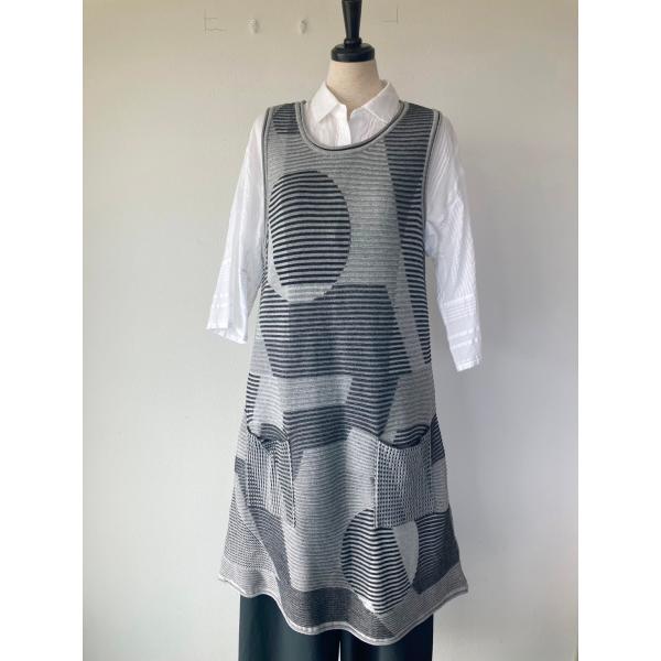 センソユニコ　t.b　中古　リサイクル　センソ　レディース　ジャンパースカート　チュニック　グレー　...