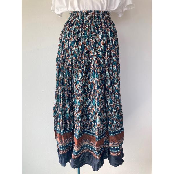 MICALLE MICALLE　レディース　ボトムス　スカート　ロングスカート　ウエストゴム　裏地付...