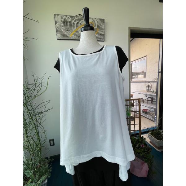センソユニコ　萌　センソ　中古　リサイクル　センソ　レディース　チュニック　白　人気ブランド　美品