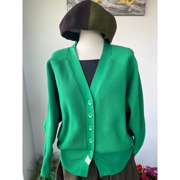 センソユニコ　relaxing.R　Dw2R　センソ　レディース　トップス　カーディガン　グリーン　...