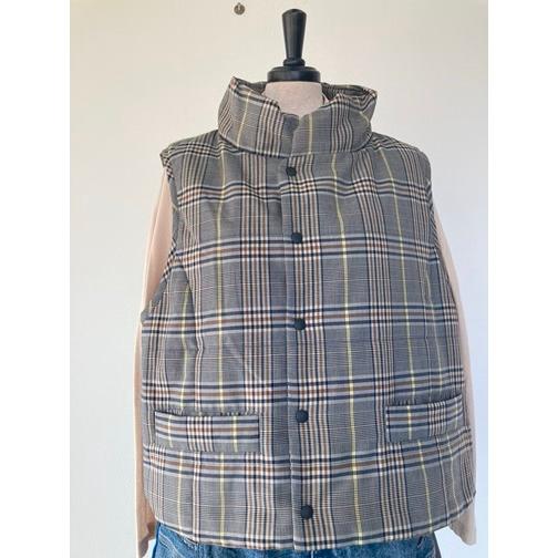 センソユニコ　イム　センソ　中古　リサイクル　レディース　トップス　アウター　ベスト　中綿　美品　