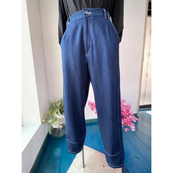 センソユニコ　ルクルカ　センソ　中古　ボトムス　パンツ　デニム　後ろゴム　美品　