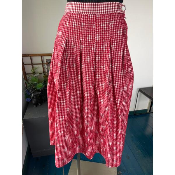 センソユニコ　ルクルカ　センソ　中古　レディース　ボトムス　スカート　チェック　刺しゅう　人気ブラン...