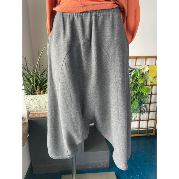 アンテルリネエール　中古　リサイクル　レディース　ボトムス　パンツ　サルエルパンツ　グレー　裏地付き...