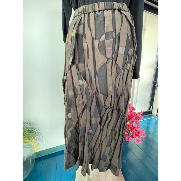 センソユニコ　慈雨　センソ　中古　レディース　ボトムス　スカート　ウエストゴム　横ファスナー　人気ブ...