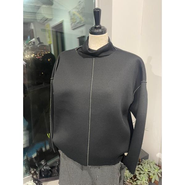 センソユニコ　YSM　センソ　中古　リサイクル　レディース　トップス　プルオーバー　黒　美品