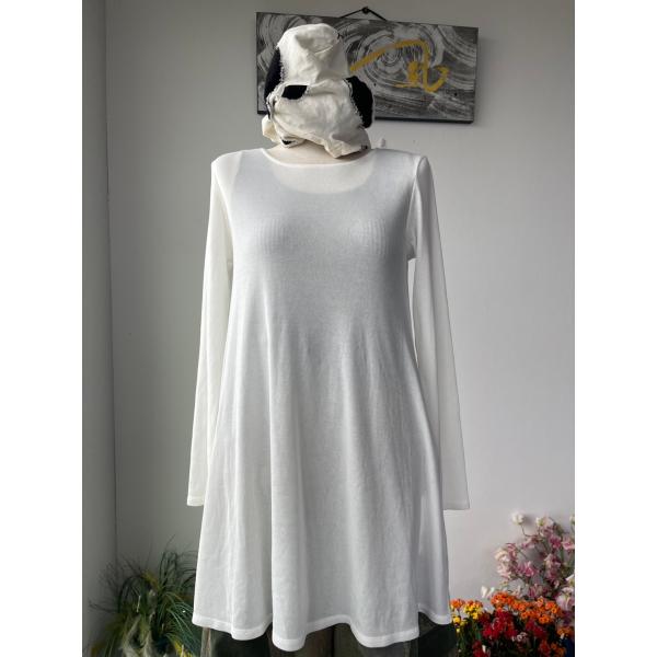 センソユニコ　イオコムイオ　センソ　中古　レディース　トップス　カットソー　チュニック　透け感あり　...