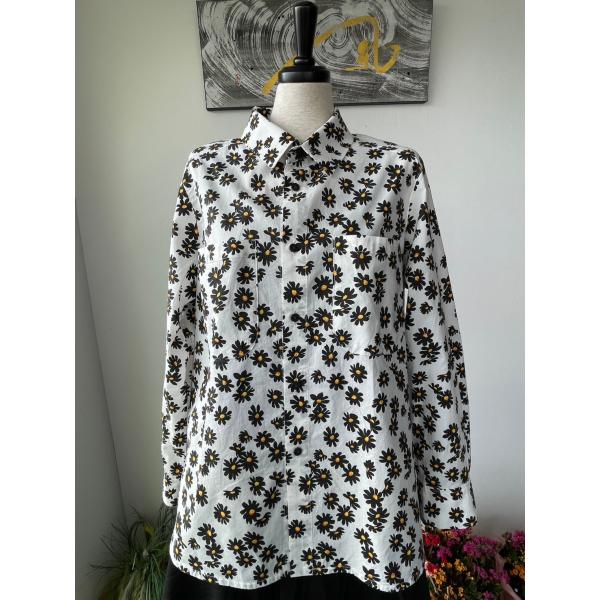 センソユニコ　イム　センソ　中古　リサイクル　レディース　トップス　シャツ　ブラウス　花柄　長袖　美...