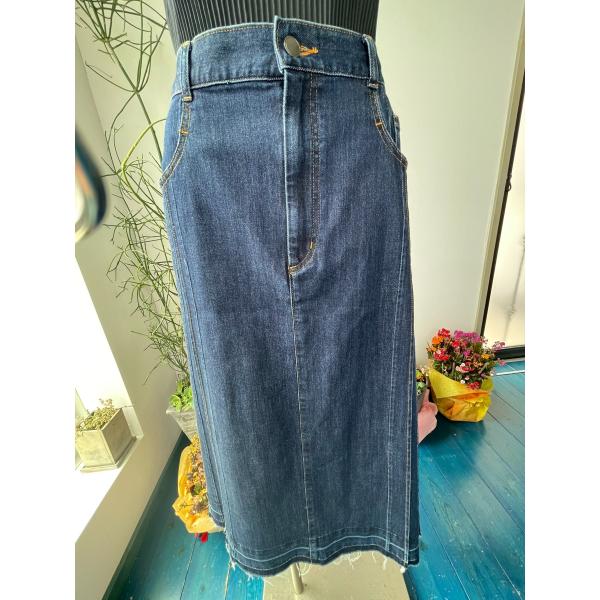 センソユニコ　Dw2R　センソ　中古　リサイクル　レディース　ボトムス　スカート　前デニム　後ろプリ...