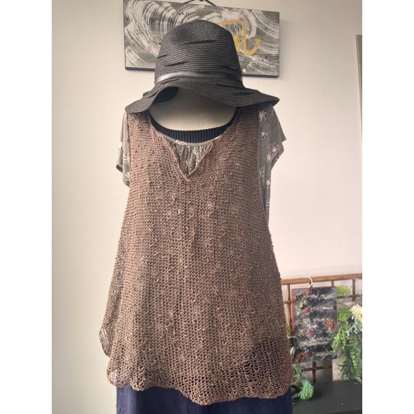 センソユニコ　イオコムイオ　センソ　レディース　トップス　ニット　ベスト　美品　タグなし　人気ブラン...