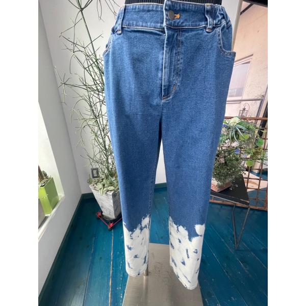 センソユニコ　Dw2R　センソ　中古　ボトムス　パンツ　デニム　白ぼかし柄　美品　新古品　未使用品