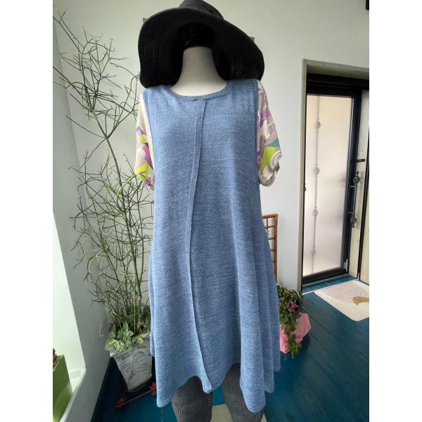 センソユニコ　芽風　センソ　中古　リサイクル　レディース　トップス　ジャンバースカート　ニット　美品