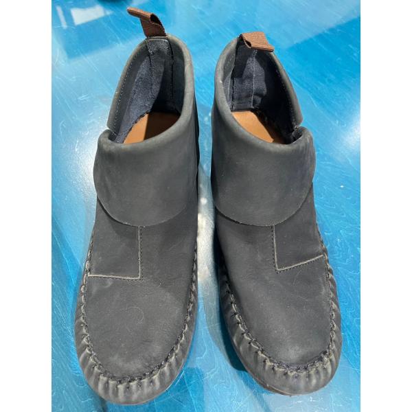 KISCO　キスコ　中古　リサイクル　靴　シューズ　革　ヌバック　24.0cm　試し履き程度　超美品