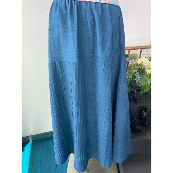 センソユニコ　センソ　中古　レディース　ボトムス　スカート　ブルー　個性　美品