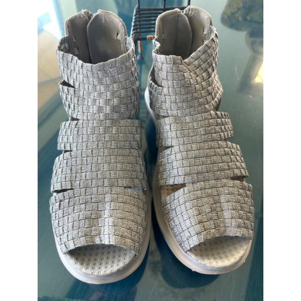 GOMUGOMU　中古　リサイクル　靴　シューズ　サンダル　ハイカット　ゴムメッシュ　M　美品