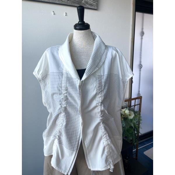 センソユニコ　慈雨　中古　リサイクル　レディース　アウター　ベスト　薄手　美品　