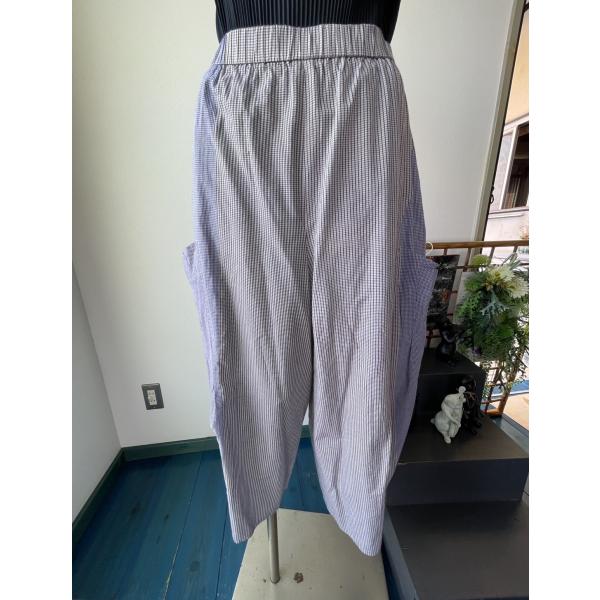 センソユニコ　慈雨　センソ　中古　リサイクル　レディース　ボトムス　パンツ　チェック　ゆったり　人気...