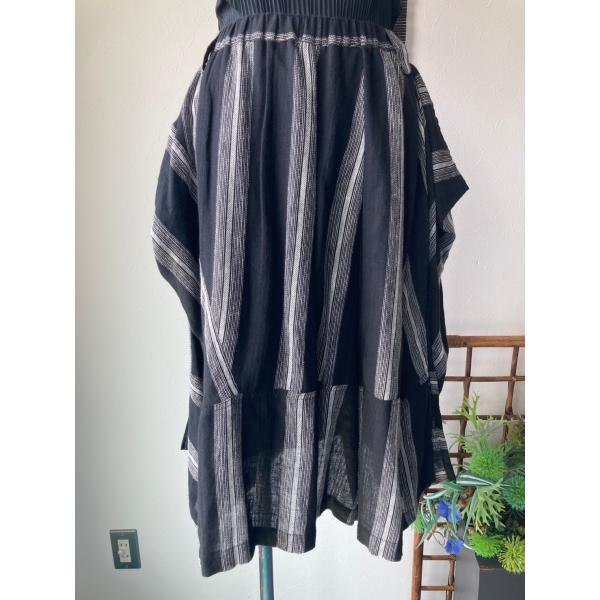 センソユニコ　m_mefu　センソ　中古　リサイクル　レディース　ボトムス　スカート　綿麻　裏地あり...
