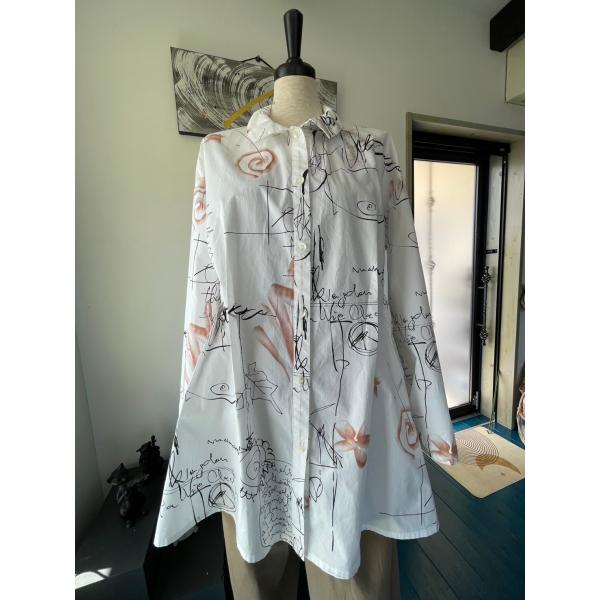 センソユニコ　t.b　センソ　中古　リサイクル　レディース　トップス　ブラウス　ロング　美品　希少品