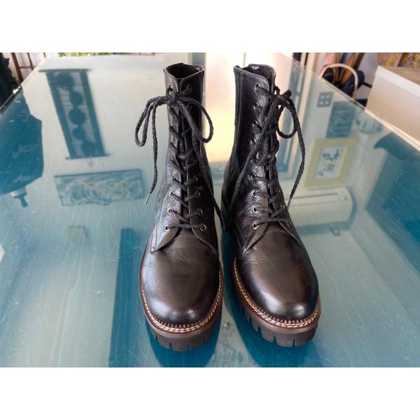 yuko imanishi+　中古　リサイクル　靴　シューズ　ショートブーツ　牛革　24.0cm　美...