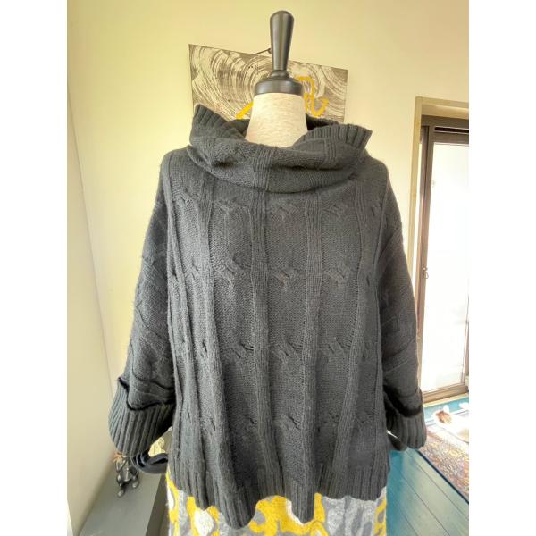 センソユニコ　萌　センソ　中古　レディース　トップス　ニット　黒　美品