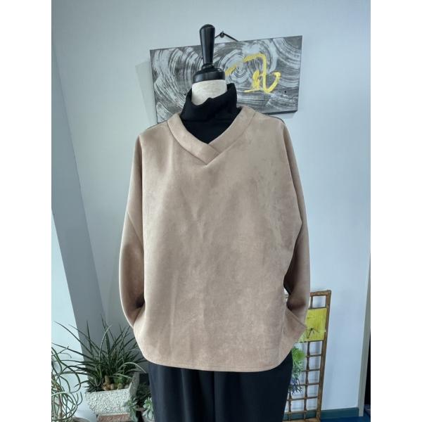 センソユニコ　センソ　中古　レディース　トップス　カットソー　後ろニット　長袖　美品