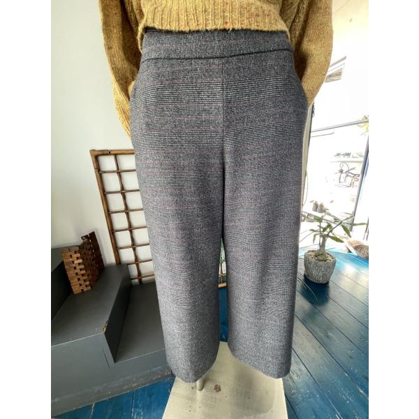 コムト　中古　リサイクル　レディース　ボトムス　パンツ　ガウチョ　チェック　美品
