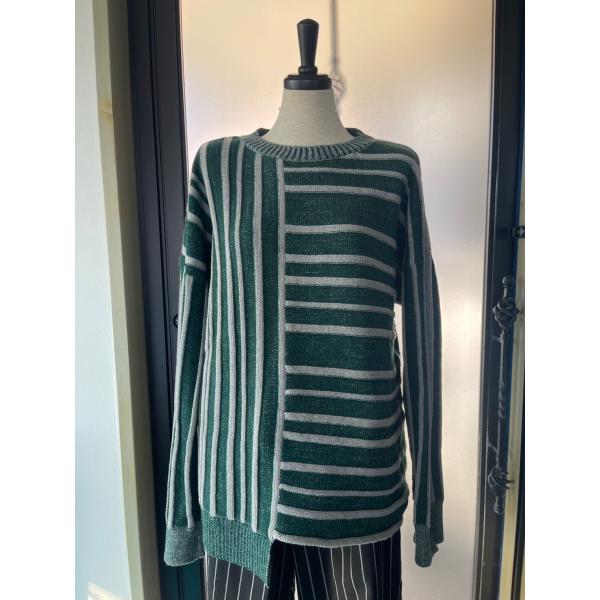 センソユニコ　慈雨　センソ　レディース　トップス　ニット　グリーン　美品　