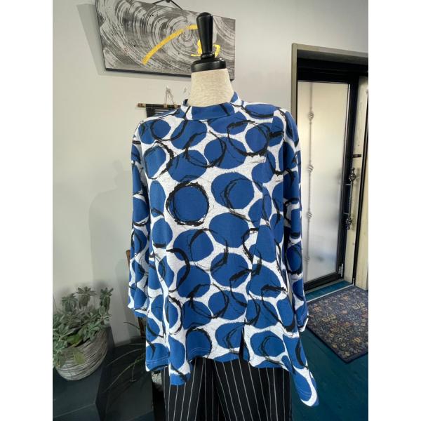 センソユニコ　芽風　センソ　中古　レディース　トップス　カットソー　ドット　長袖　人気ブランド　美品