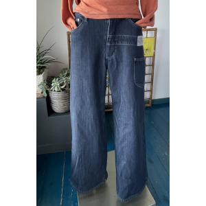 センソユニコ　ルクルカ　中古　センソ　ボトムス　パンツ　デニム風　裏地付き　美品　