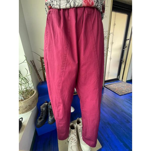 ゴキ　中古　リサイクル　レディース　ボトムス　パンツ　エンジ色　美品