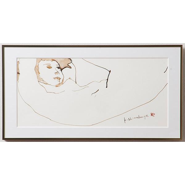 値下げ【整理販売】「Smile」　アクリル作品　sma7237